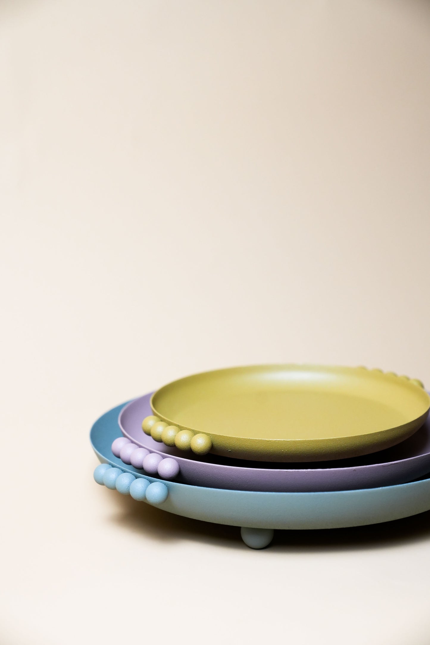 Tasbeeh Collection Serving Plates Set 3 Pcs