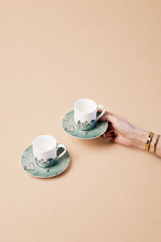 Lade coffee set