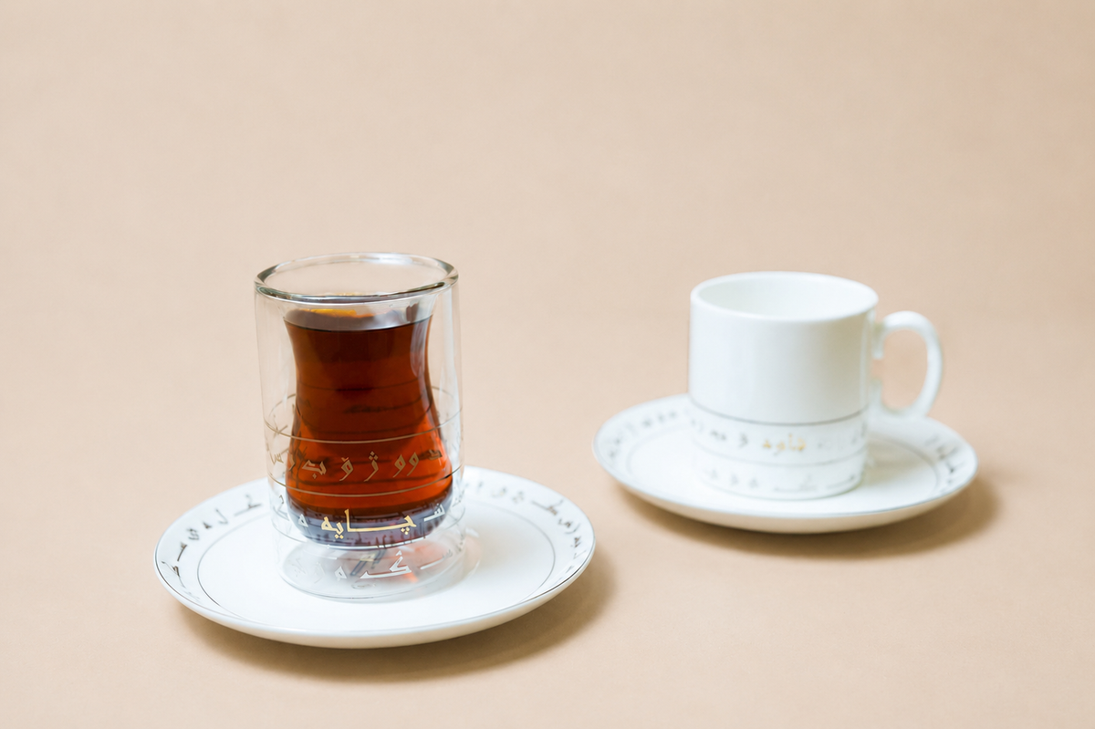 Kurdish Letters Tea set