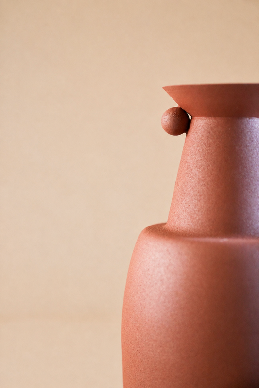 Shirin Vase Terracotta