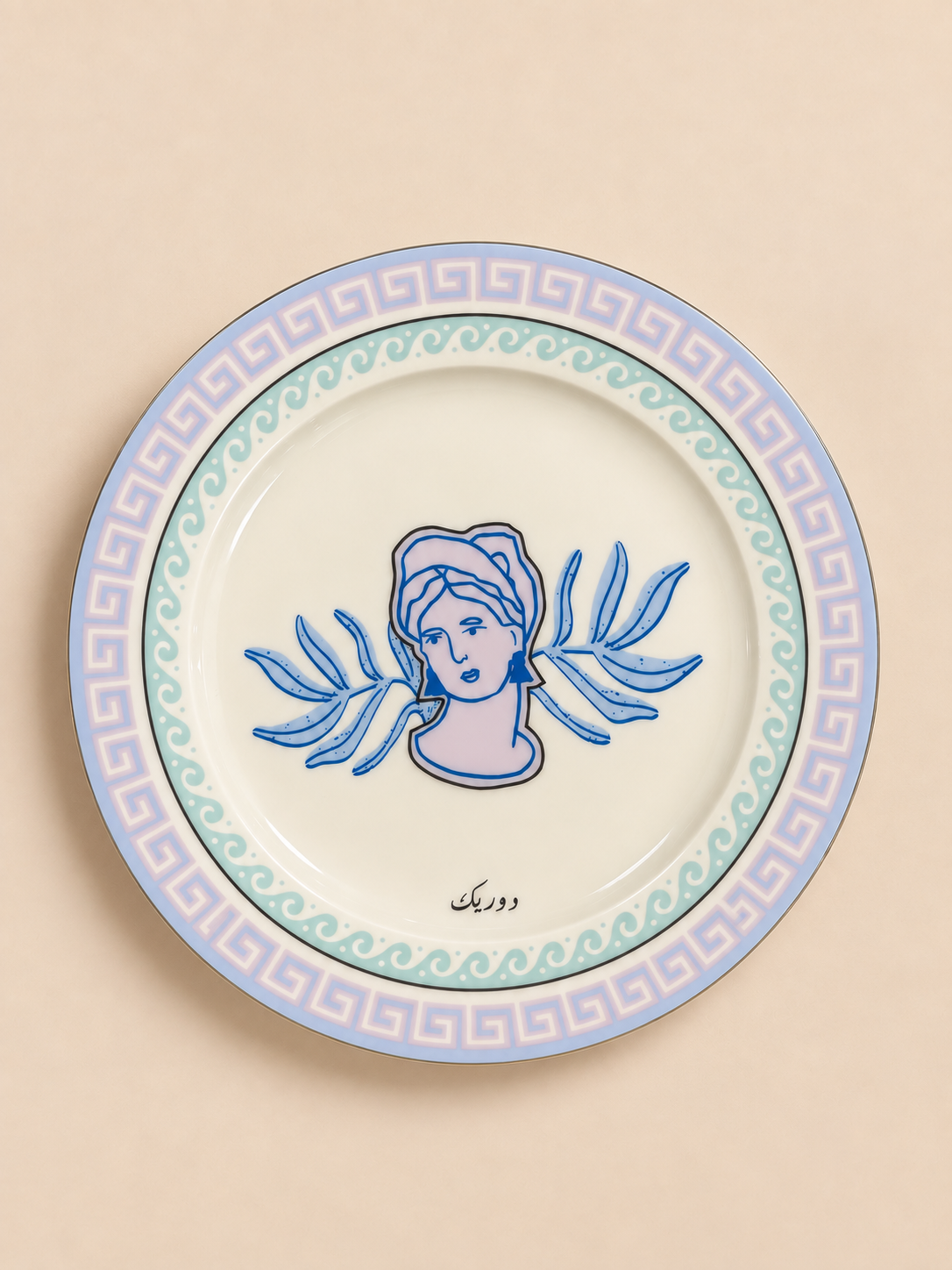 Doric Dessert Plates 4 Pcs