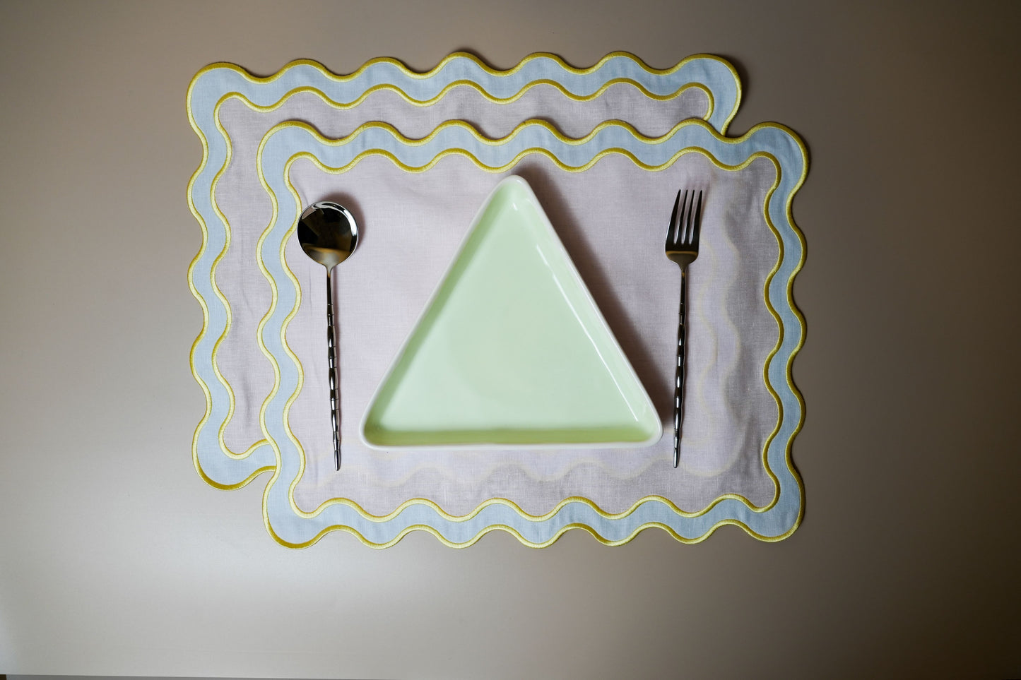 Scallop Table Mat (Pastel) 4 Pcs