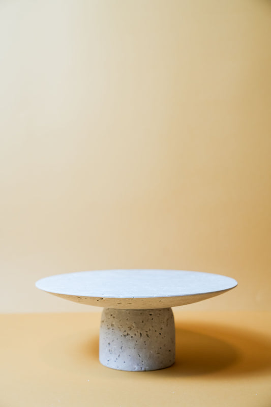 Travertine Cake Stand